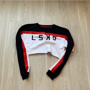 Red And Blue Sweatshirt